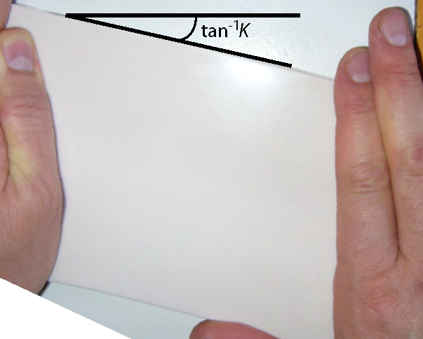 shearing a block of silicone